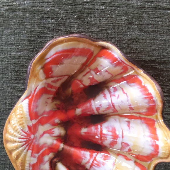 Vintage* TREASURE CRAFT half shell ashtray/ candy dish/trinket dish. - Picture 7 of 10